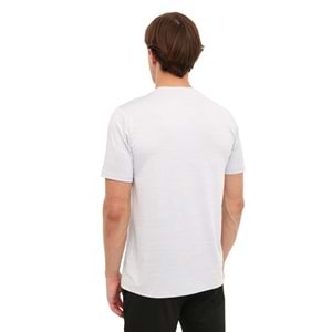 LUMBERJACK MB CT1328 MLN T-SH 6FX ERKEK KISA KOL TİŞÖRT - BEYAZ - L