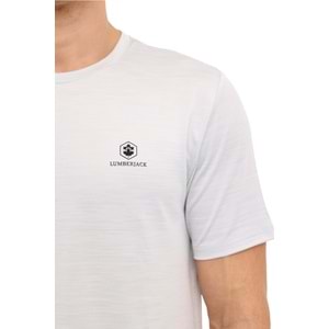 LUMBERJACK MB CT1328 MLN T-SH 6FX ERKEK KISA KOL TİŞÖRT - BEYAZ - L