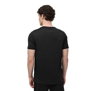 LUMBERJACK MB CT1328 MLN T-SH 6FX ERKEK KISA KOL TİŞÖRT - SİYAH - L