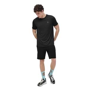 LUMBERJACK MB CT1328 MLN T-SH 6FX ERKEK KISA KOL TİŞÖRT - SİYAH - L