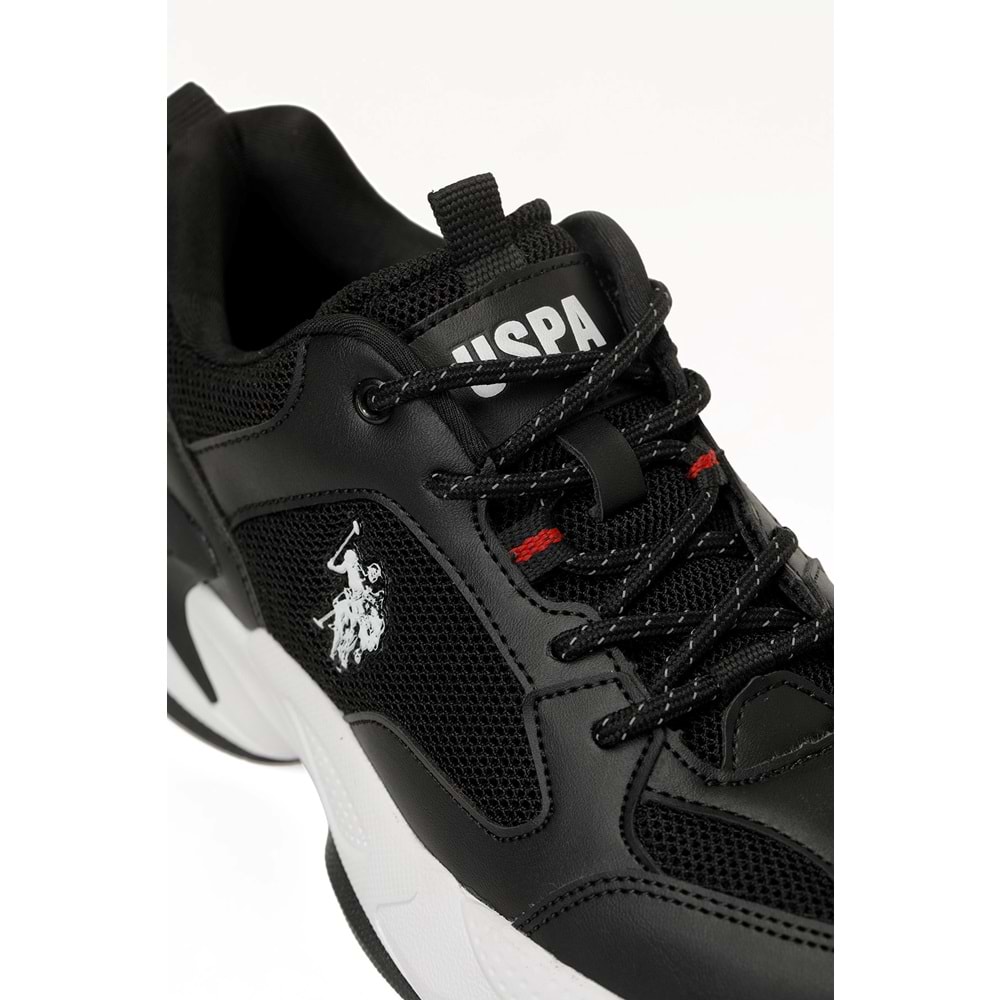 U.S. POLO ASSN. MAYBE WMN 6FX KADIN SNEAKER - SİYAH - 36