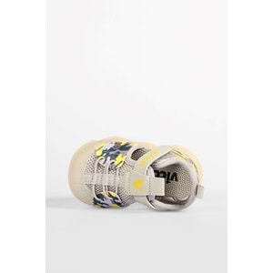 VİCCO MONROVİA IŞIKLI ERKEK BEBEK SANDALET - GRİ - 22