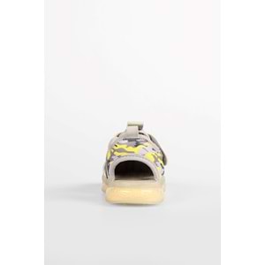 VİCCO MONROVİA IŞIKLI ERKEK BEBEK SANDALET - GRİ - 22