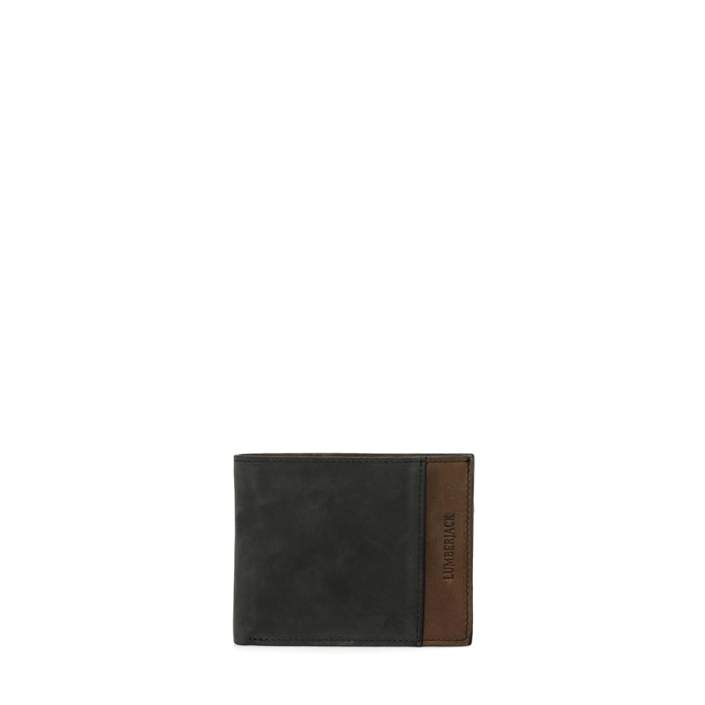 LUMBERJACK BYN DERI CZDN 6FX ERKEK CÜZDAN - SİYAH - STD