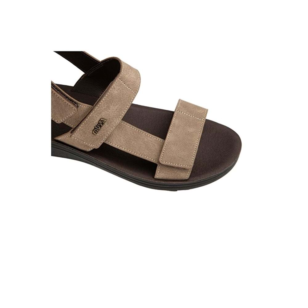 Muya İngoma Anatomik Taban Erkek Sandalet - Vizon - 44