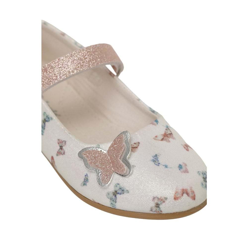 POLARİS BUTY.P6FX KIZ ÇOCUK BABET AYAKKABI - KREM - 26