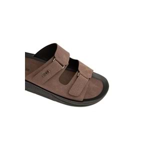 Muya Cuaj Anatomik Taban Dört Mevsim Erkek Terlik - Kahverengi - 40