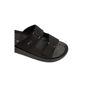 Muya Cuaj Anatomik Taban Dört Mevsim Erkek Terlik - Siyah - 40