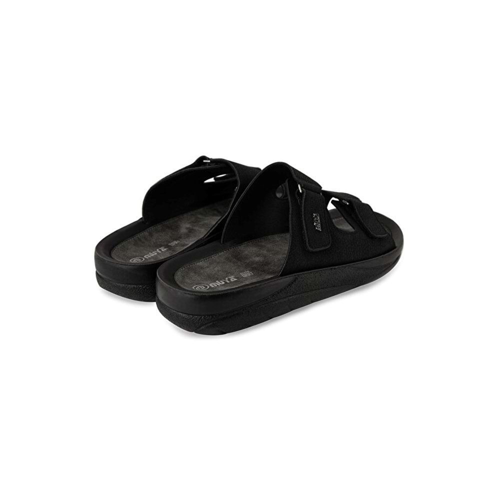 Muya Cuaj Anatomik Taban Dört Mevsim Erkek Terlik - Siyah - 40