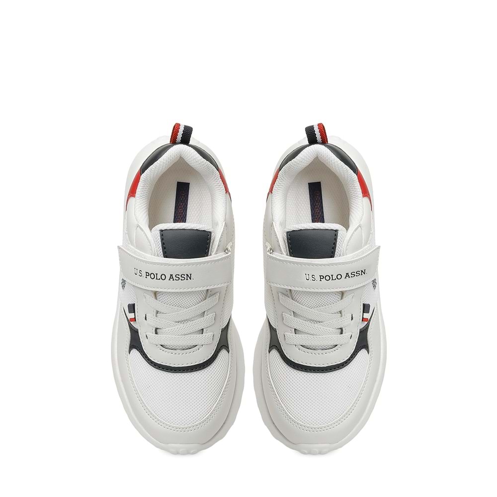 U.S. POLO ASSN. POSSE JR 6FX ERKEK ÇOCUK SNEAKER - BEYAZ - 29
