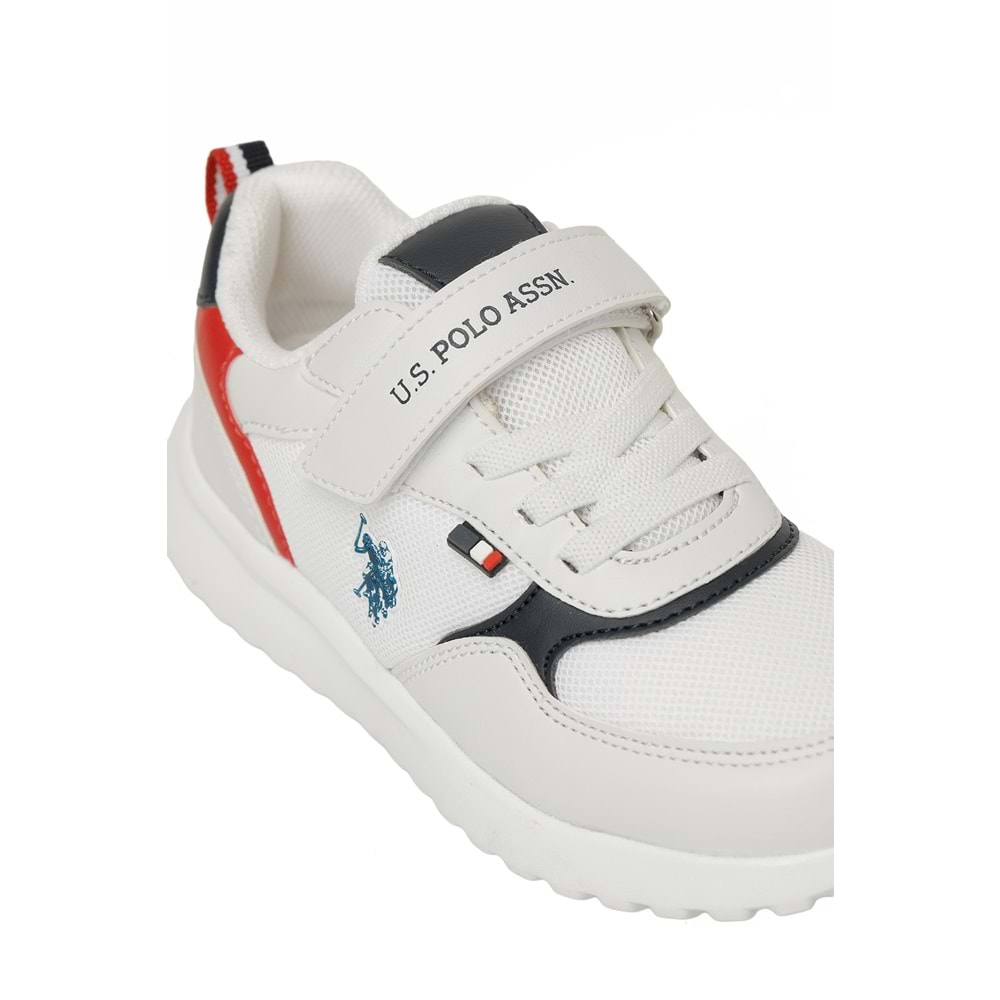 U.S. POLO ASSN. POSSE JR 6FX ERKEK ÇOCUK SNEAKER - BEYAZ - 29