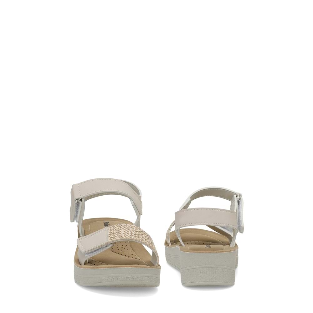 POLARİS 409105.Z6FX COMFORT KADIN SANDALET - BEJ - 40