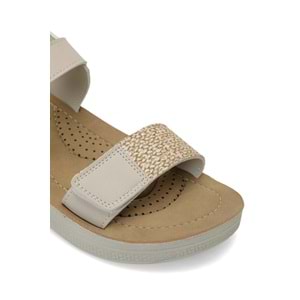 POLARİS 409105.Z6FX COMFORT KADIN SANDALET - BEJ - 40