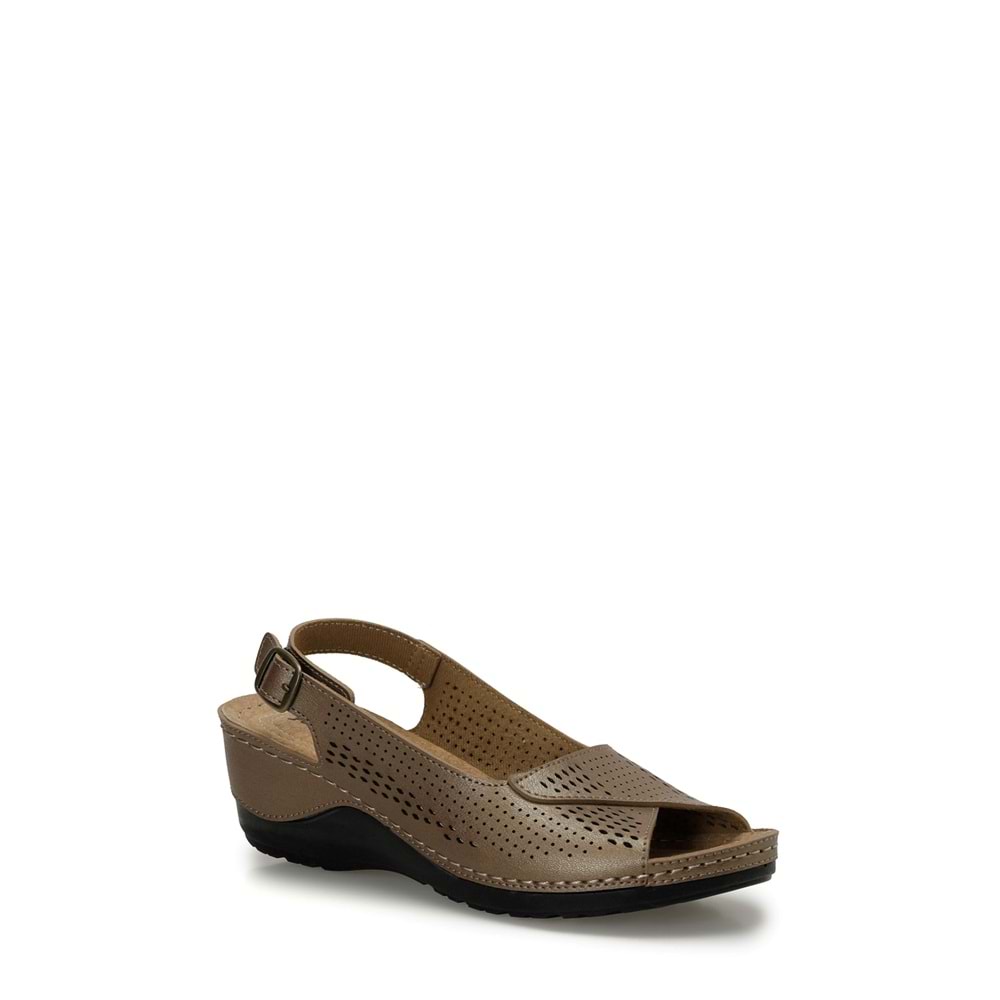 POLARİS 167248.Z6FX COMFORT KADIN SANDALET - BRONZ - 37