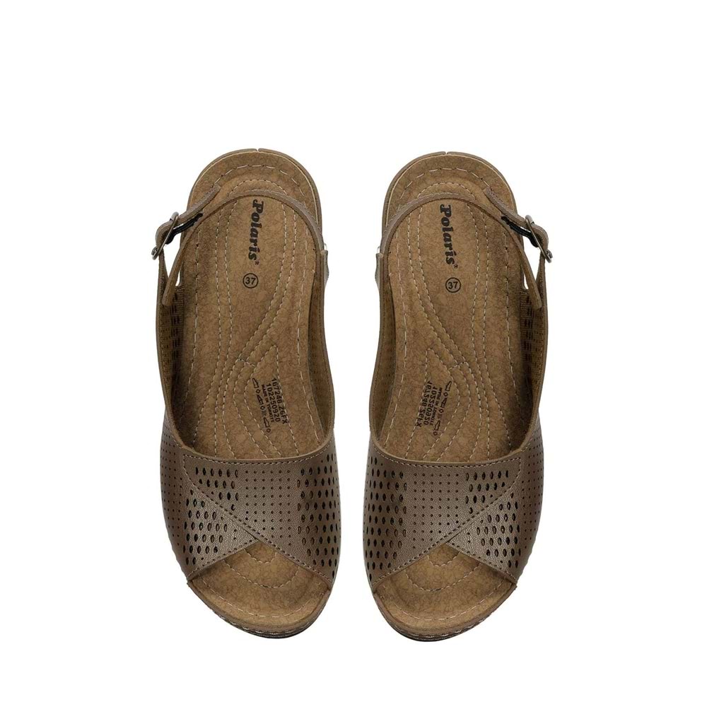 POLARİS 167248.Z6FX COMFORT KADIN SANDALET - BRONZ - 37