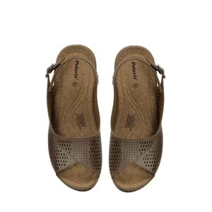 POLARİS 167248.Z6FX COMFORT KADIN SANDALET - BRONZ - 37