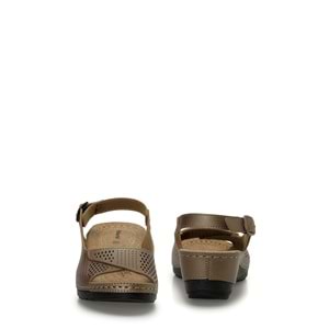 POLARİS 167248.Z6FX COMFORT KADIN SANDALET - BRONZ - 37