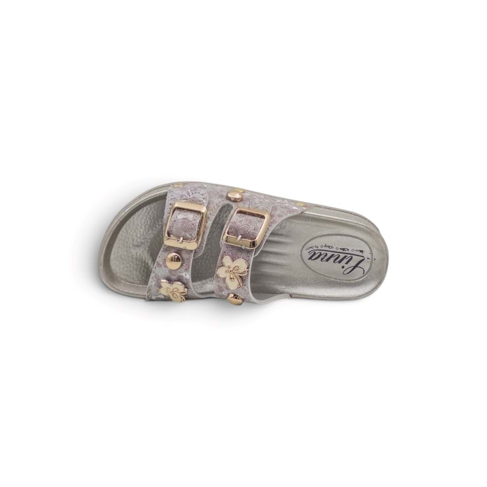 DEMİR L-0250 ÇİFT TOKALI KIZ ÇOCUK TERLİK - PUDRA - 31