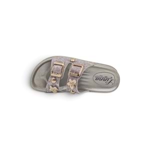 DEMİR L-0250 ÇİFT TOKALI KIZ ÇOCUK TERLİK - PUDRA - 31