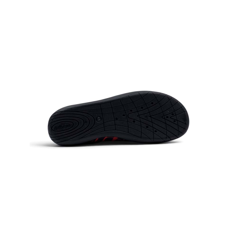 FİFTEEN M3418 CROCODILE ERKEK AQUA DENİZ HAVUZ PLAJ AYAKKABISI - SİYAH-KIRMIZI - 44
