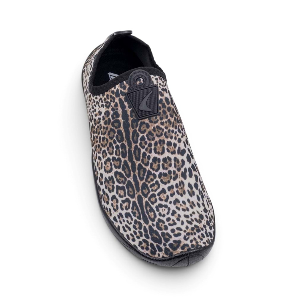 FİFTEEN Z991 ANIMAL UNİSEX AQUA DENİZ HAVUZ PLAJ AYAKKABISI - SİYAH-BEYAZ - 39