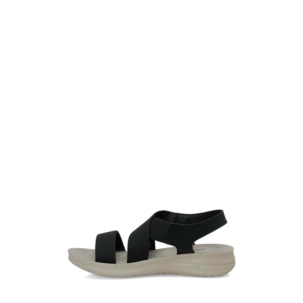 POLARİS 409073.Z6FX DOLGU TOPUK KADIN SANDALET - SİYAH - 40