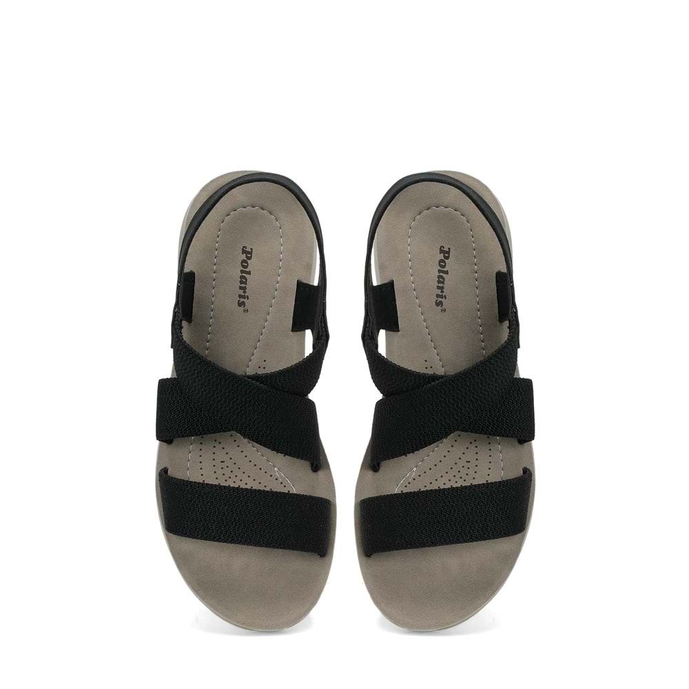 POLARİS 409073.Z6FX DOLGU TOPUK KADIN SANDALET - SİYAH - 40