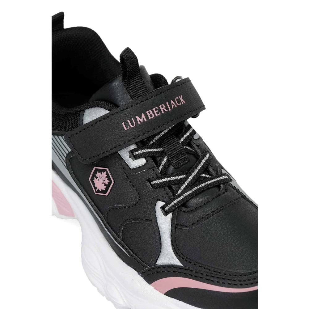 LUMBERJACK KEY 6PR KIZ ÇOCUK SPOR AYAKKABI - SİYAH - 31