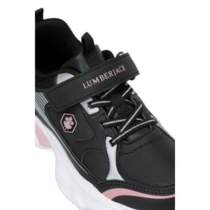 LUMBERJACK KEY 6PR KIZ ÇOCUK SPOR AYAKKABI - SİYAH - 31