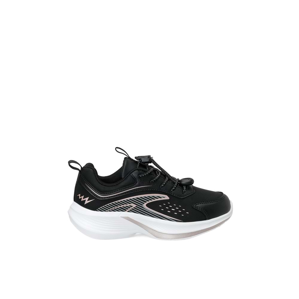 KİNETİX PANTE F 6PR KIZ ÇOCUK SPOR AYAKKABI - SİYAH - 31