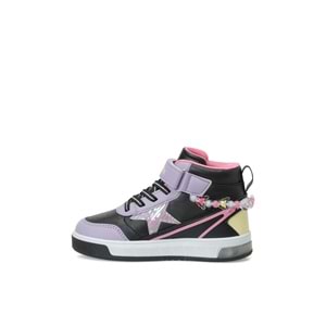KİNETİX TONER HI P 6PR KIZ ÇOCUK HİGH SNEAKER - SİYAH - 30