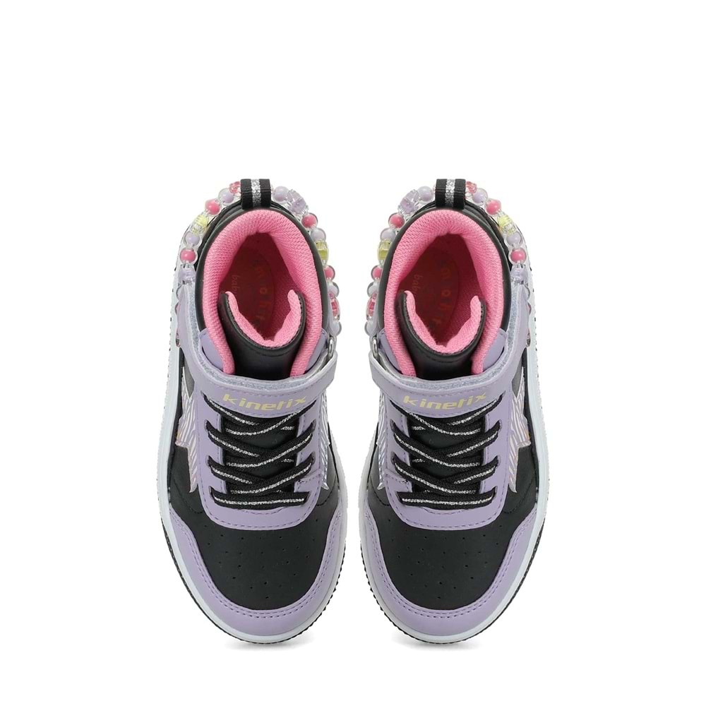 KİNETİX TONER HI P 6PR KIZ ÇOCUK HİGH SNEAKER - SİYAH - 30