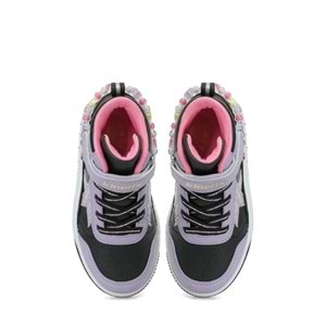 KİNETİX TONER HI P 6PR KIZ ÇOCUK HİGH SNEAKER - SİYAH - 30