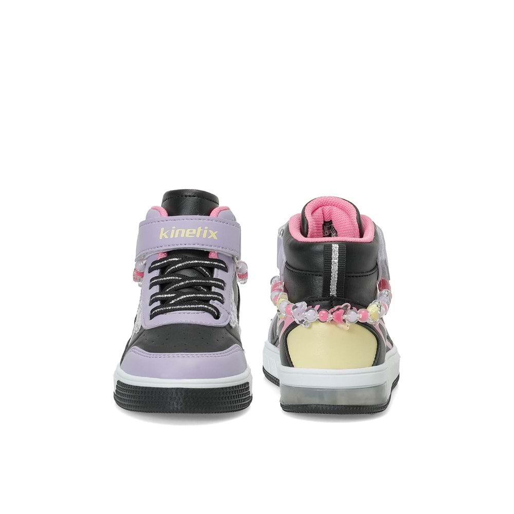 KİNETİX TONER HI P 6PR KIZ ÇOCUK HİGH SNEAKER - SİYAH - 30