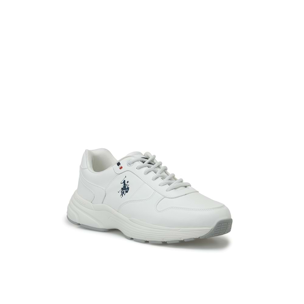U.S. POLO ASSN. GULLIVER 6PR ERKEK SPOR AYAKKABI - BEYAZ - 40