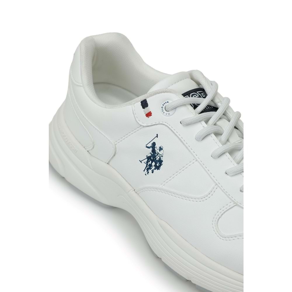 U.S. POLO ASSN. GULLIVER 6PR ERKEK SPOR AYAKKABI - BEYAZ - 40
